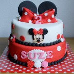 Minnie Mouse taart