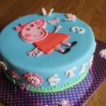 Peppa Pig taart