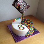 M&M taart