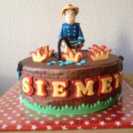 Brandweerman Sam taart