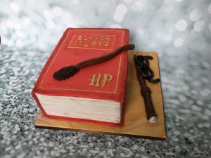 Harry Potter boek taart